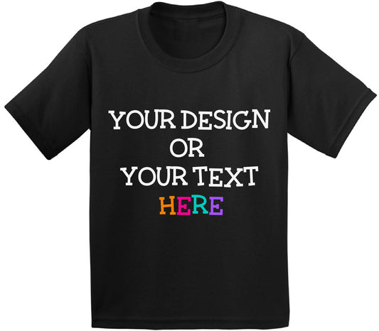 Custom Baby Shirt for Boys Girls Personalized Your Own Image Photo Text T-Shirt Front Print ONLY